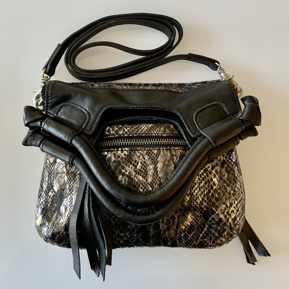 Foley + Corinna Reptile Skin Satchel - Picture 1 of 5